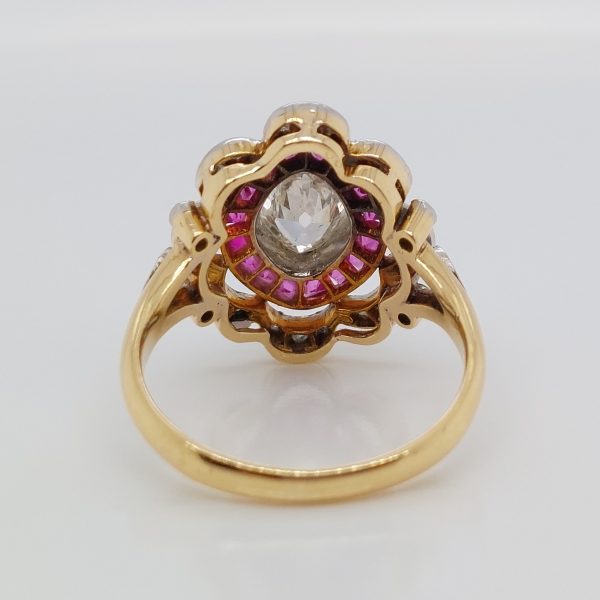 antique ruby diamond ring 1900