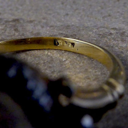 Antique Edwardian Portrait Ring with Rose Cut Diamonds