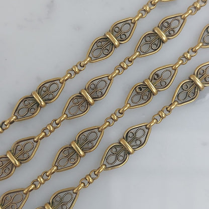 Antique French Fancy Longuard Chain
