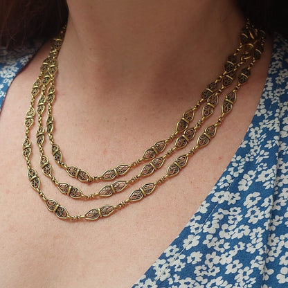 Antique French Fancy Longuard Chain