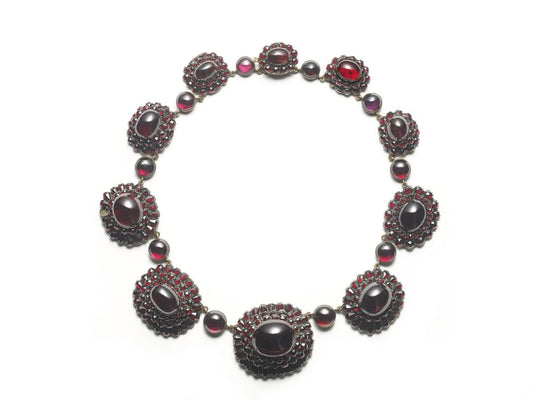 Antique Victorian Garnet Necklace