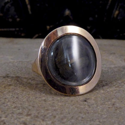 Antique Georgian Memorial Ring with Plaited Hair