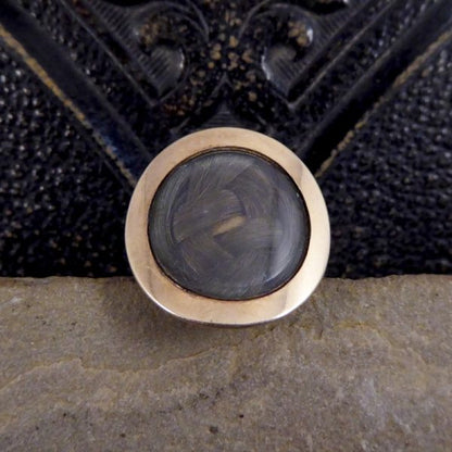 Antique Georgian Memorial Ring with Plaited Hair