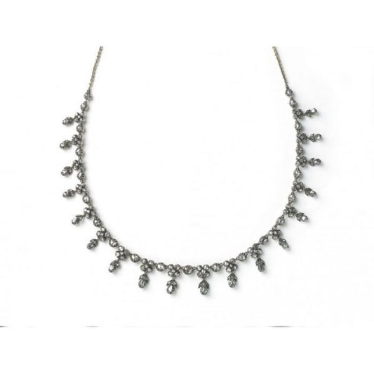 Antique Georgian Rose Cut Diamond Necklace