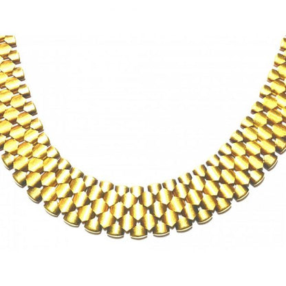 Antique Gold Collar Necklace