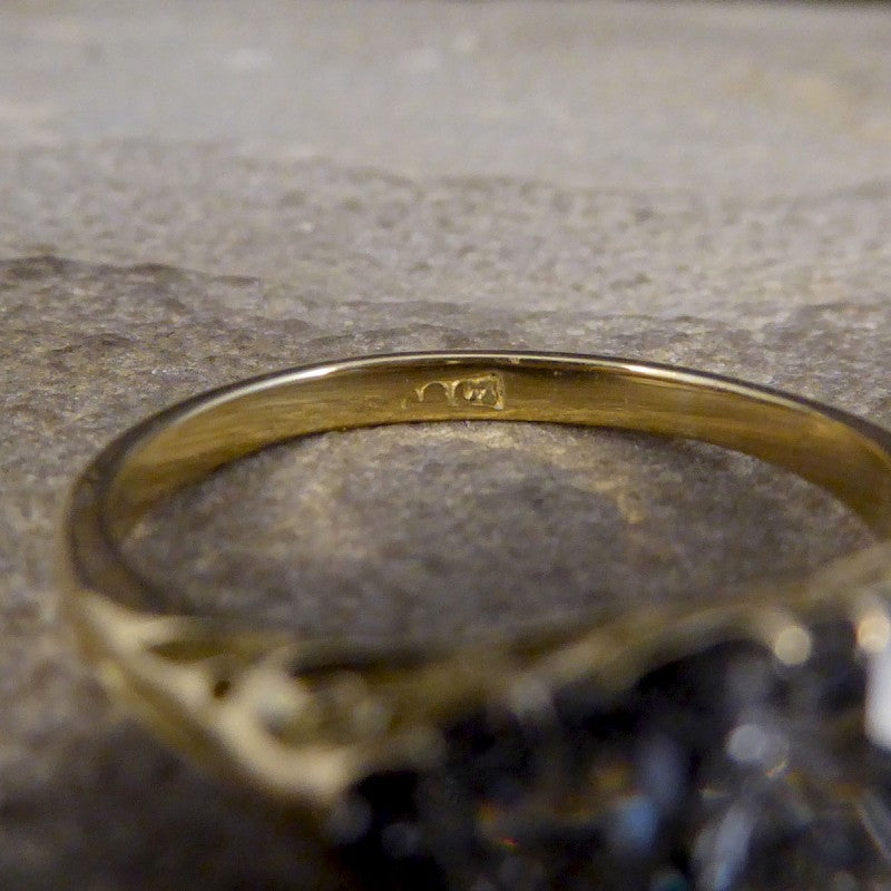 Antique Late Victorian 1.52ct Diamond Three Stone Ring