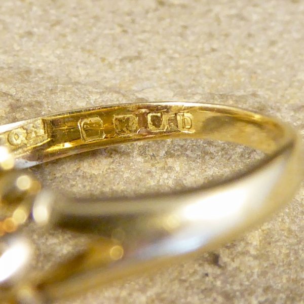 Antique Late Victorian Amethyst and Diamond Ring