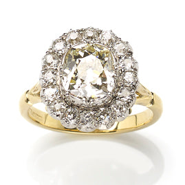Antique Style 2.15ct Diamond Cluster Ring