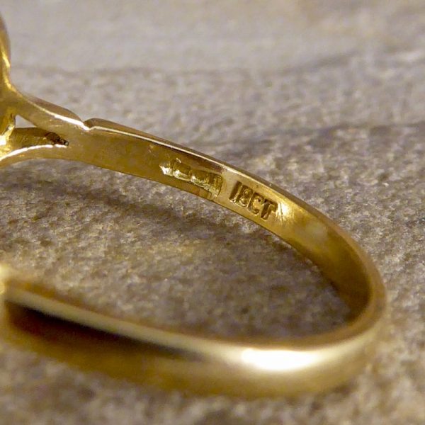 Antique Style 2.50ct Yellow Sapphire and Diamond Cluster Ring