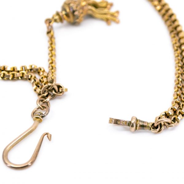Antique Victorian 9ct Gold Albert Chain