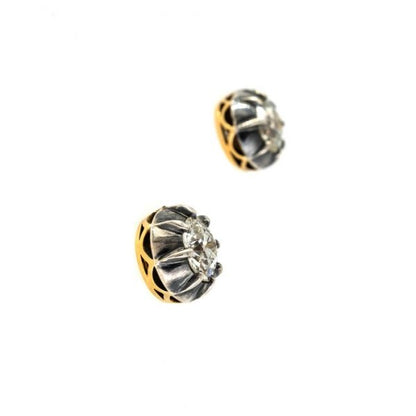 Antique Victorian Diamond Stud Earrings