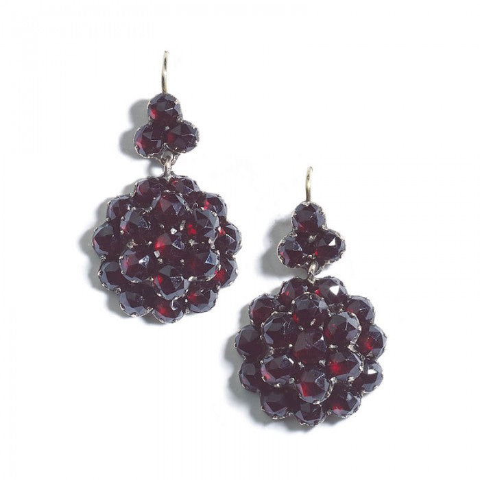 Antique Victorian Garnet Earrings