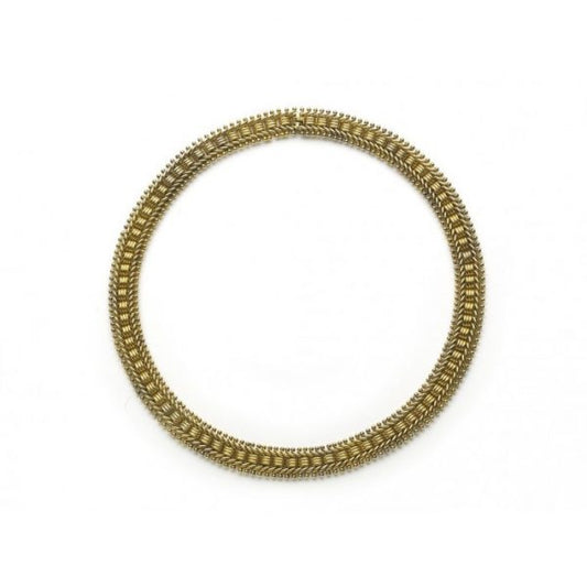 Antique Victorian Gold Choker Necklace, Circa 1875