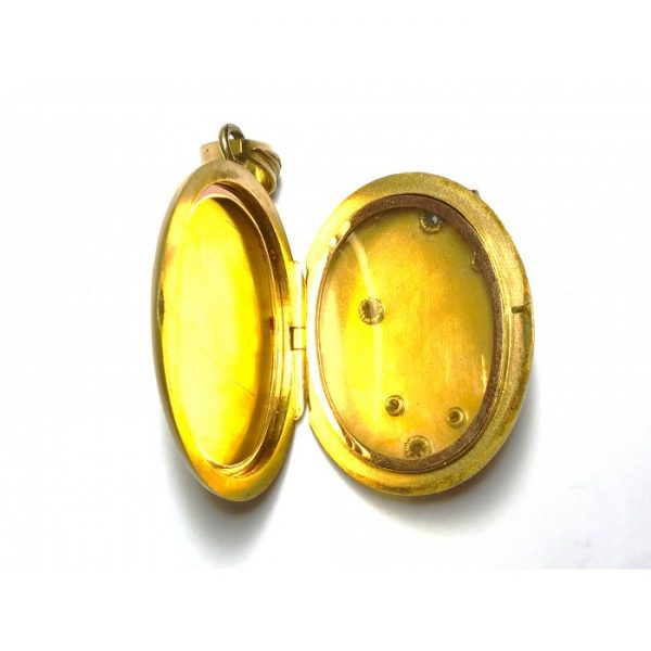 Antique Victorian Gold & Gem Set Locket