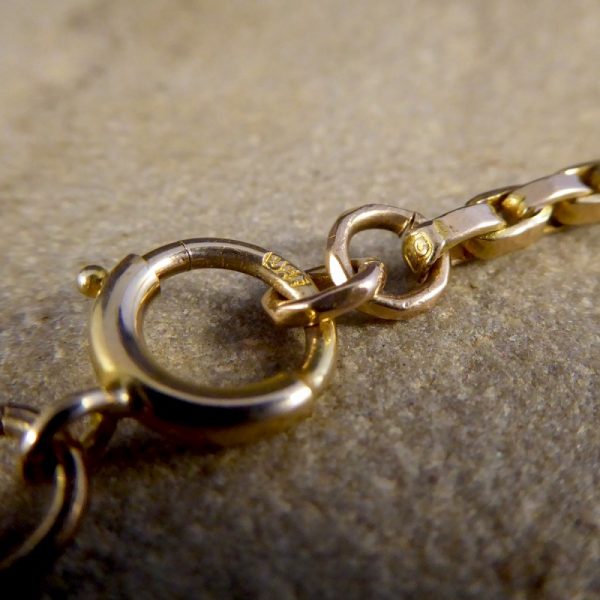 Antique Victorian Moonstone Sapphire & Diamond Pendant Necklace