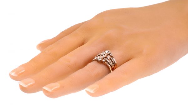 Antique Victorian Old European Cut Diamond Ring