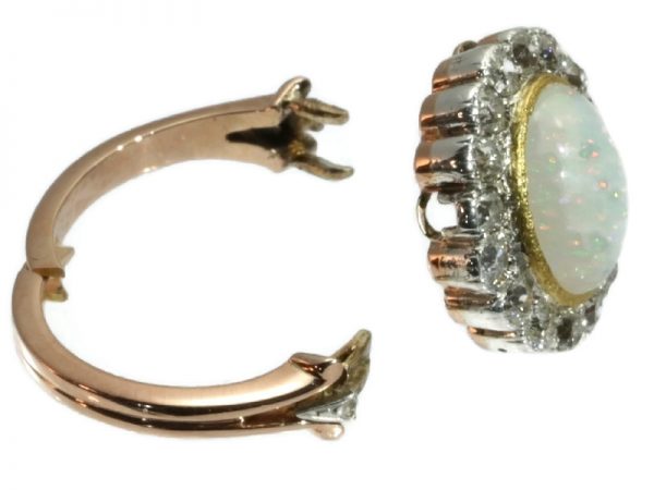 Antique Victorian Opal Diamond Convertible Ring