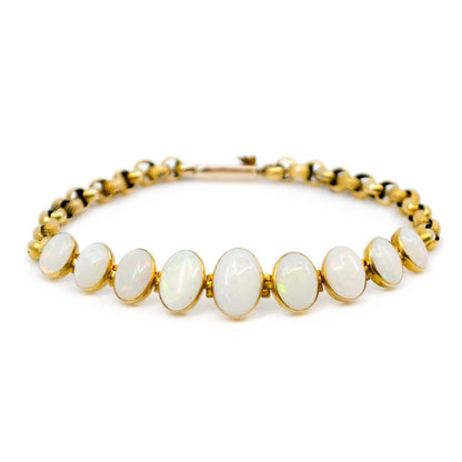 Antique Victorian Opal Gold Bracelet