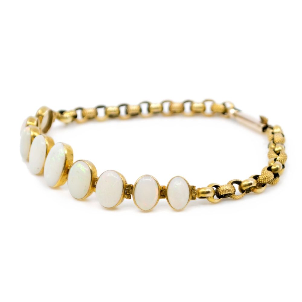 Antique Victorian Opal Gold Bracelet