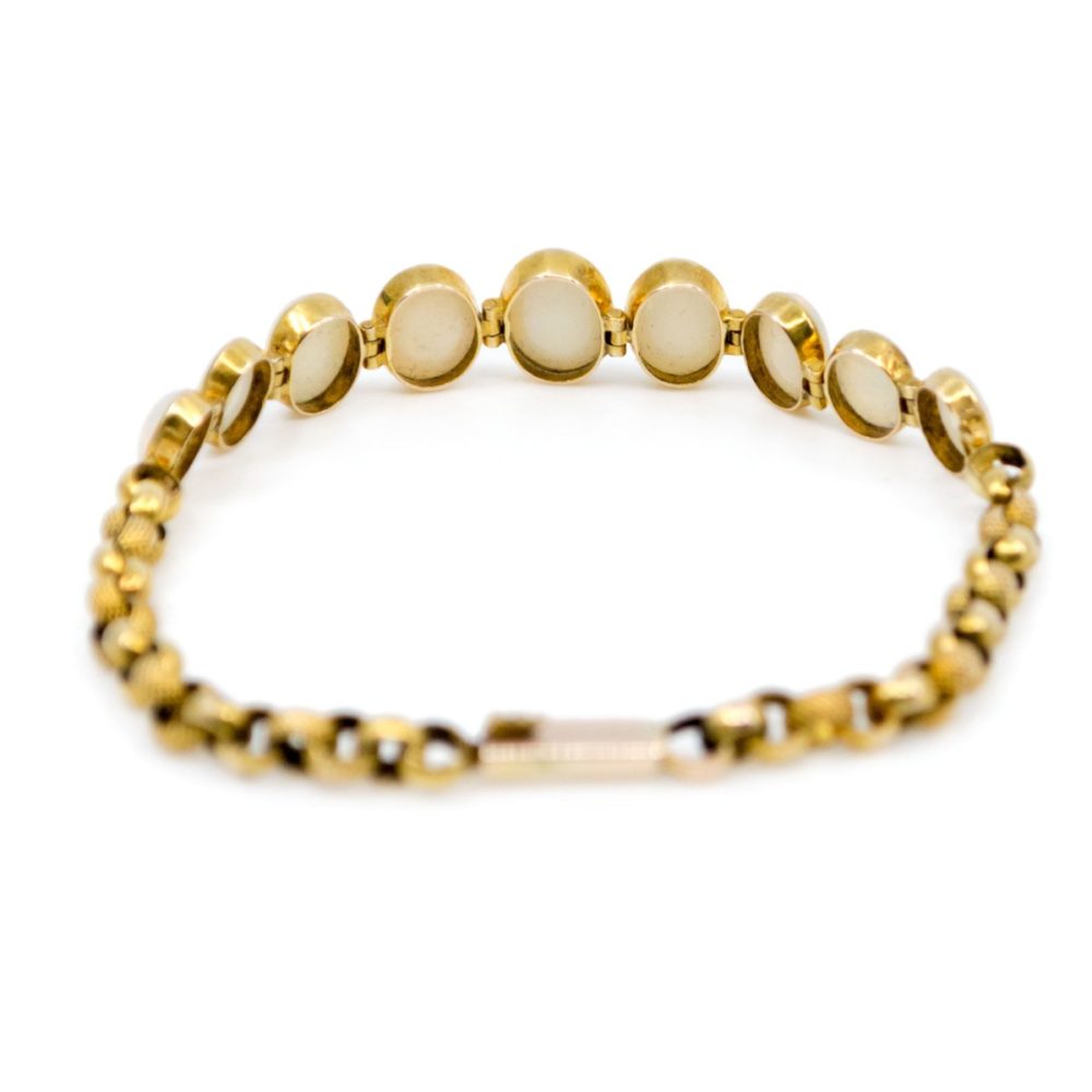 Antique Victorian Opal Gold Bracelet BB3