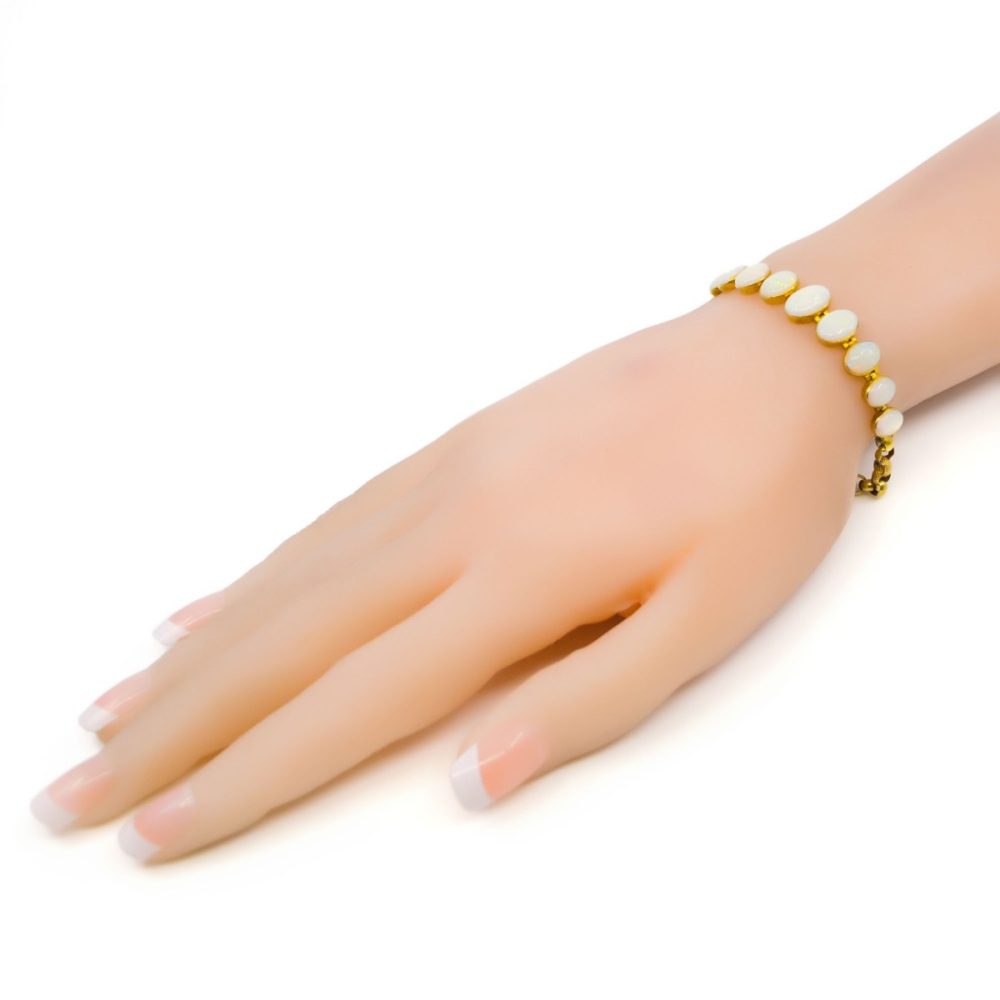 Antique Victorian Opal Gold Bracelet