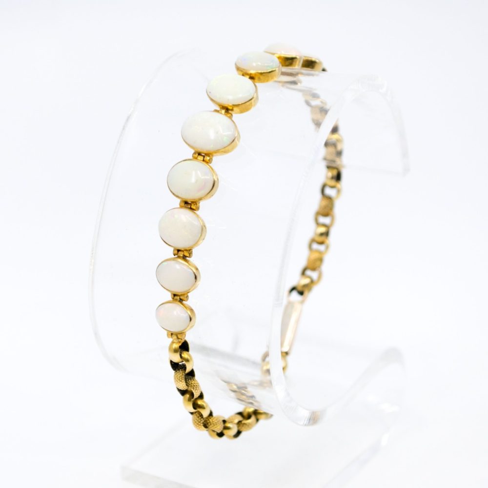 Antique Victorian Opal Gold Bracelet
