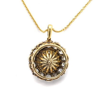 Antique Victorian Pearl and Diamond Pendant
