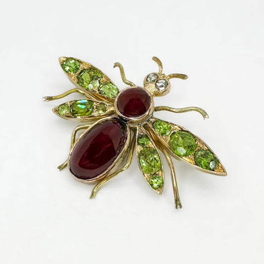 Antique Edwardian Bug Brooch. 