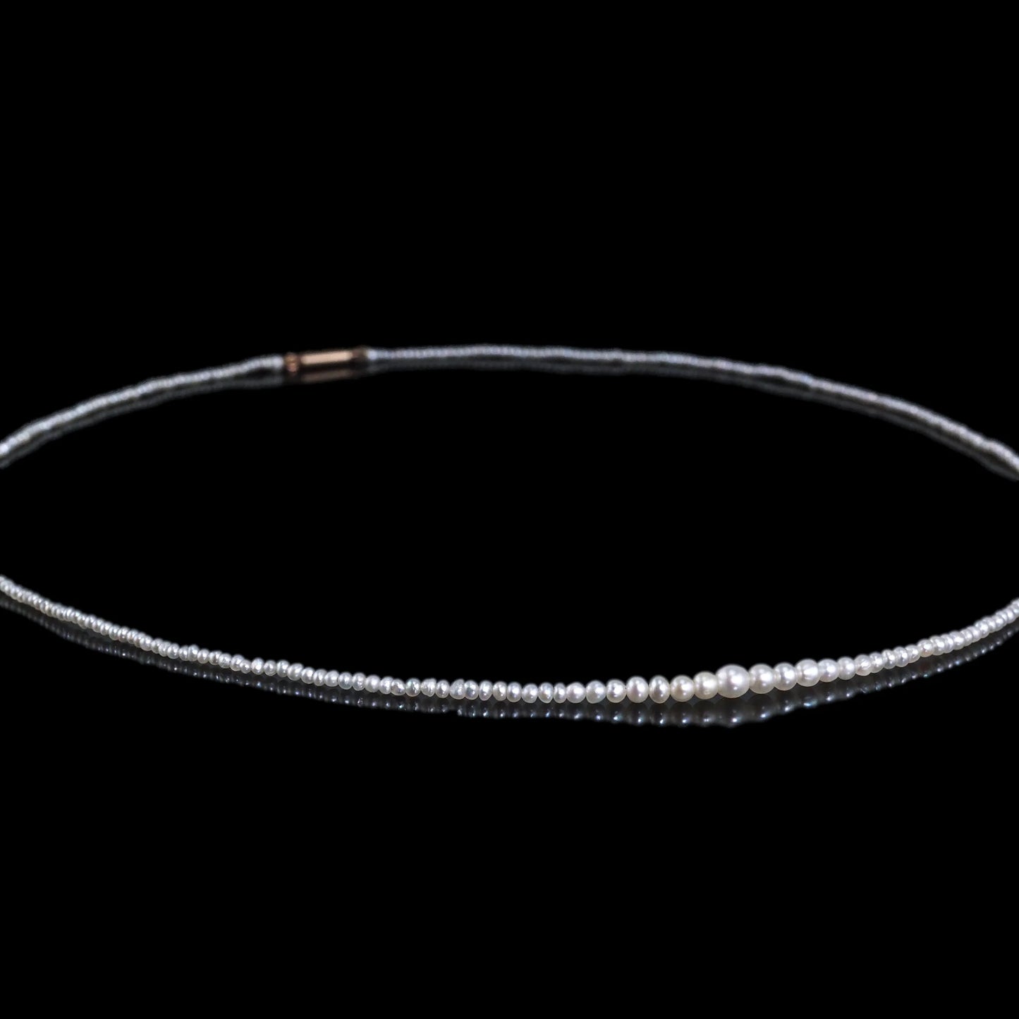 Georgian Antique Natural Seed Pearl Necklace