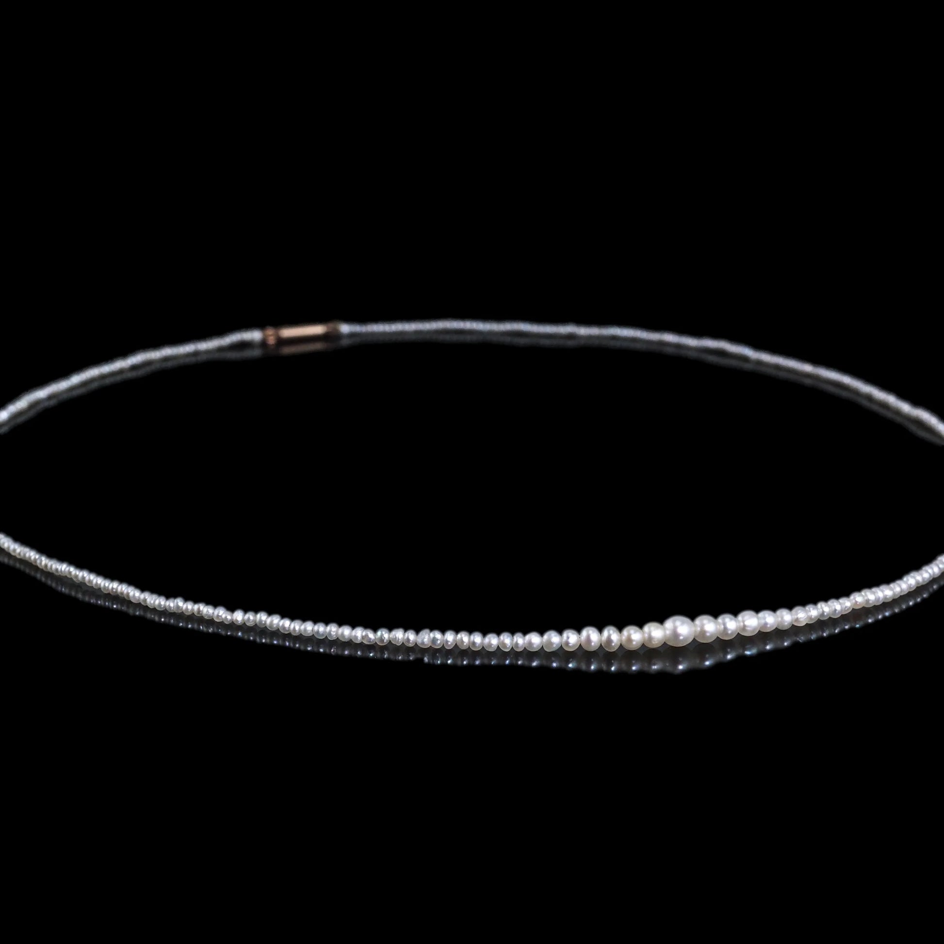 Georgian Antique Natural Seed Pearl Necklace