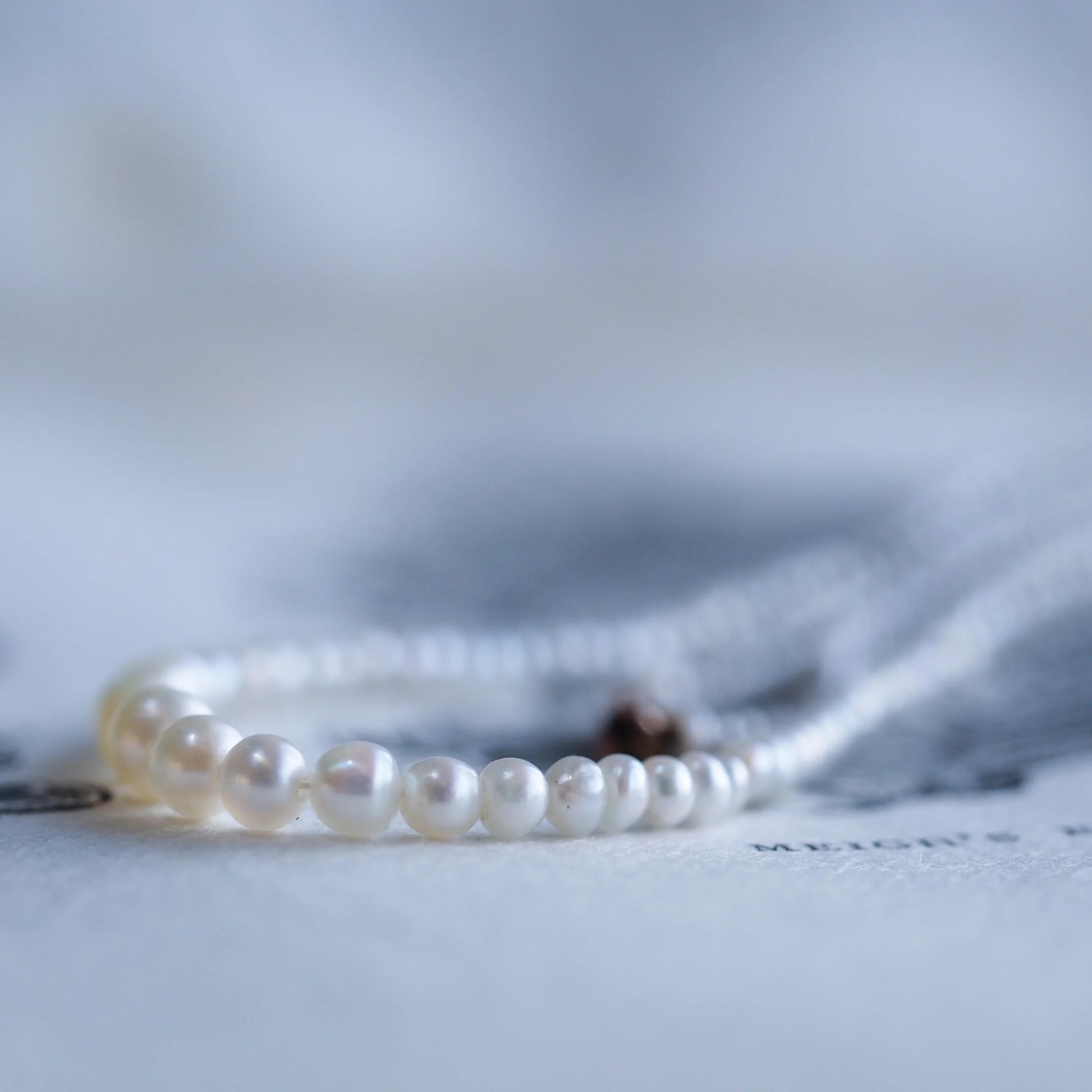 Georgian Antique Natural Seed Pearl Necklace