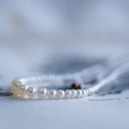 Georgian Antique Natural Seed Pearl Necklace