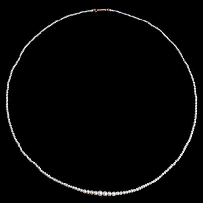 Georgian Antique Natural Seed Pearl Necklace