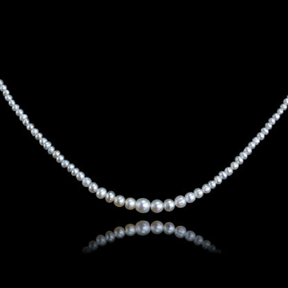 Georgian Antique Natural Seed Pearl Necklace