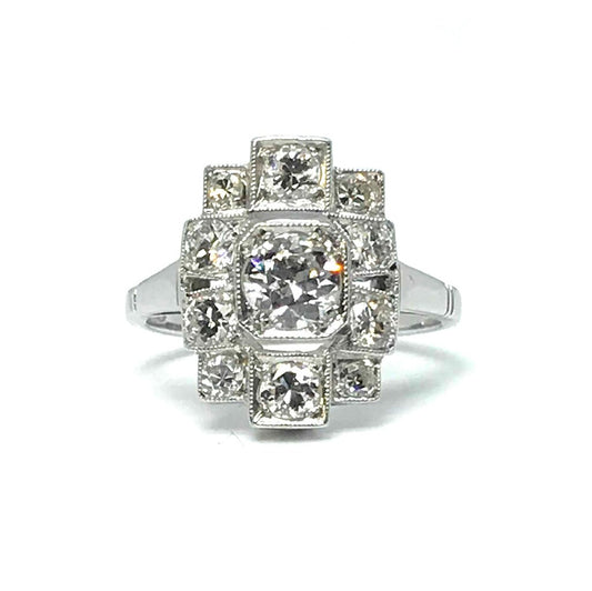 Antique Art Deco Diamond Ring, 1920's