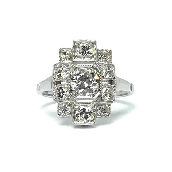 Antique Art Deco Diamond Ring, 1920's