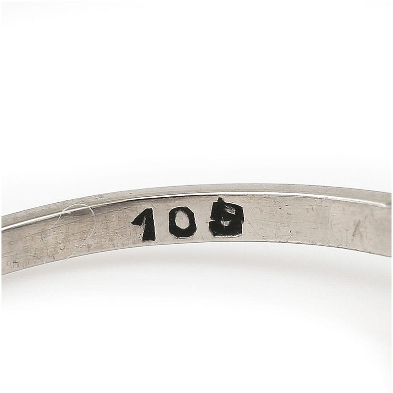 Art Deco 1.08cts Early Brilliant Cut Diamond Trilogy Ring