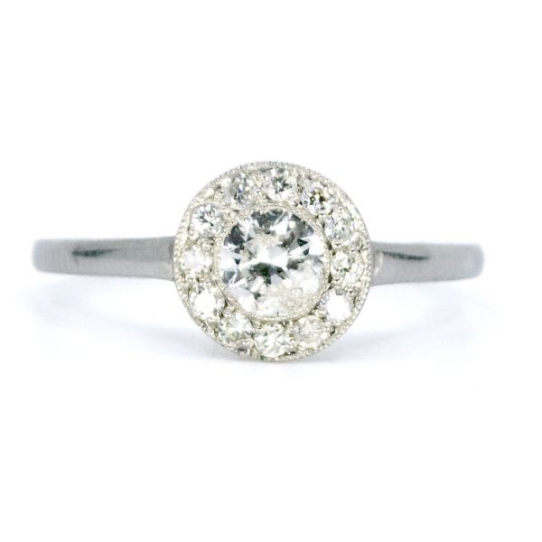 Art Deco Brilliant Cut Diamond Ring