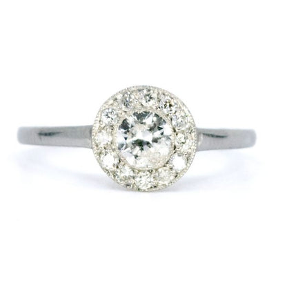 Art Deco Brilliant Cut Diamond Ring