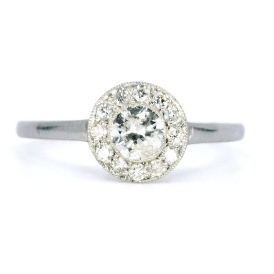 Art Deco Brilliant Cut Diamond Ring