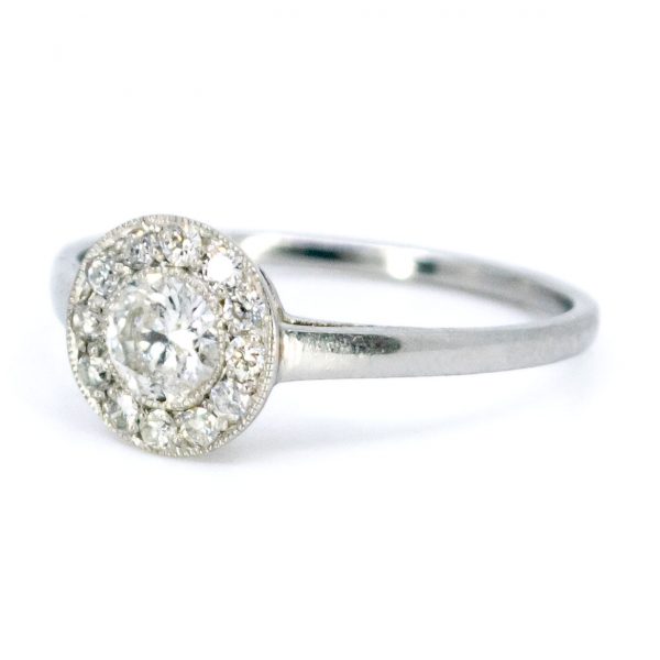 Art Deco Brilliant Cut Diamond Ring