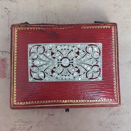 Art Deco Platinum and Diamond Brooch