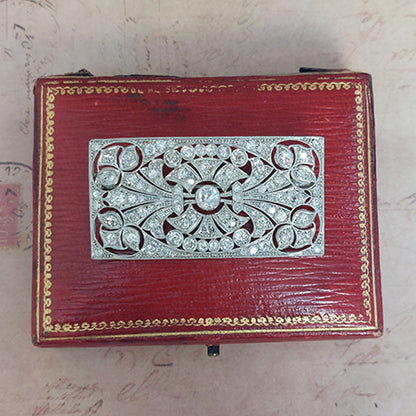 Art Deco Platinum and Diamond Brooch