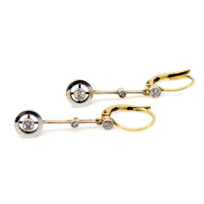 Art Deco Diamond Earrings 2