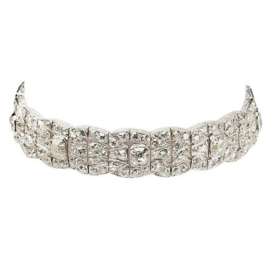 Art Deco Diamond and Platinum Bracelet