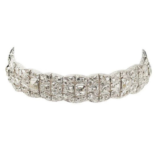 Art Deco Diamond and Platinum Bracelet
