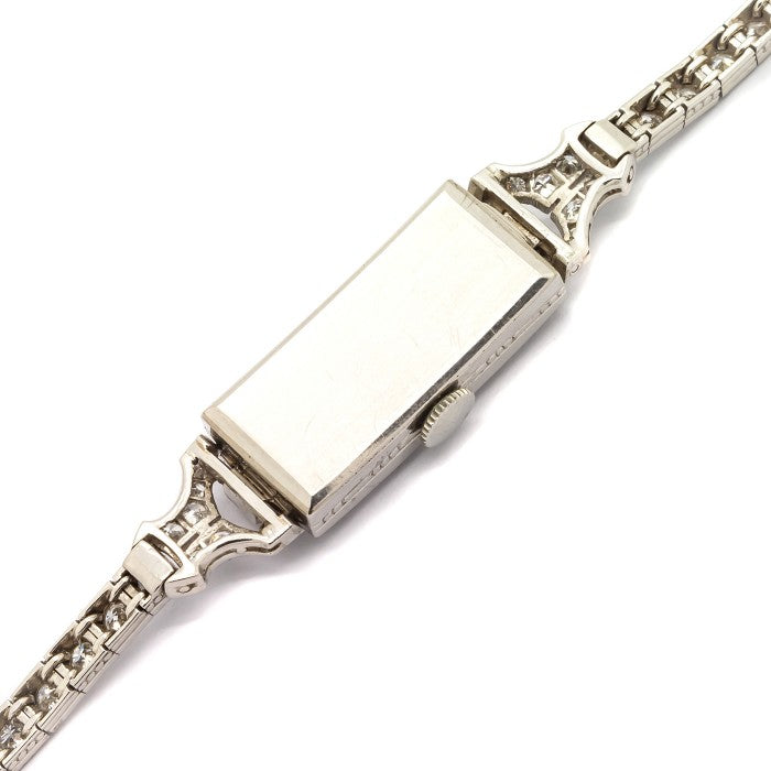 Art Deco Ruby and Diamond Cocktail Watch