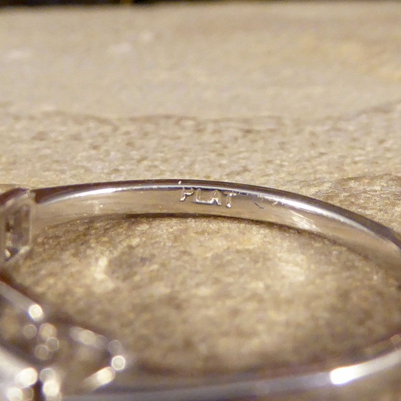 Art Deco Style 0.95ct Diamond Five Stone Ring