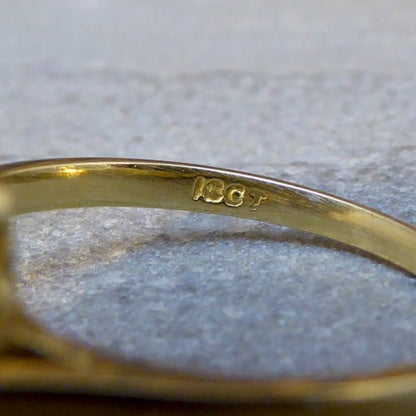 Art Deco Style 1.60ct Sapphire and Diamond Ring, 18ct Gold