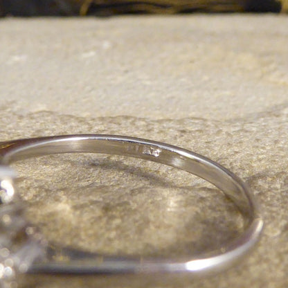 Art Deco Style 2.10ct Peridot Ring with Diamond Step Shoulders